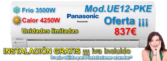 Oferta aire acondicionado 1x1