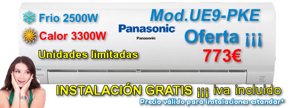 Oferta aire acondicionado 1x1